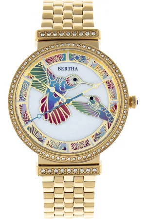 Bertha Emily parelmoer armbandhorloge