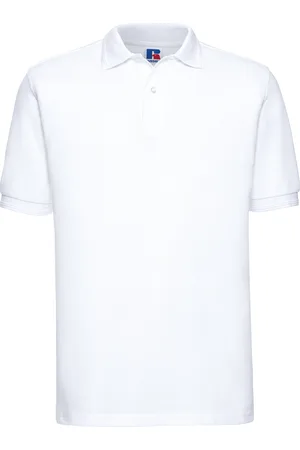 Russell Athletic Russell Heren Ripple Collar & Manchet Poloshirt met korte mouwen