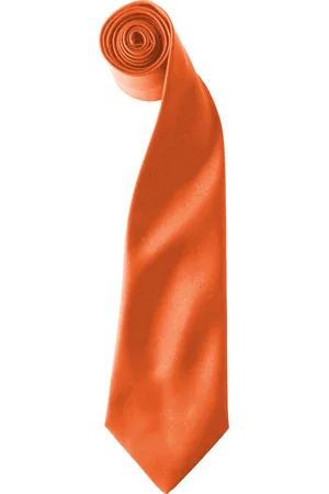 Premier Kleuren Heren Satin Clip Tie (Pakket van 2)