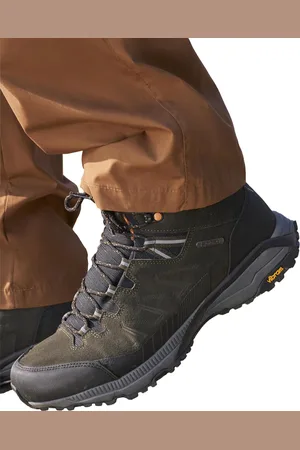 Mountain Warehouse Heren Extreme Rockies Leren Wandelschoenen ( Groen)