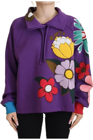 Dolce & Gabbana Katoenen Trui Met Bloemenprint
