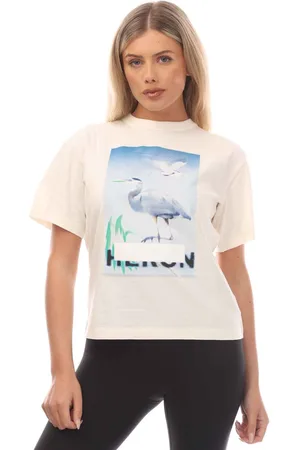Heron Preston Censored Heron T-shirt in Witblauw voor dames