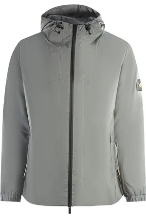 Lyle & Scott Lightweight Reflective Grey Hooded Jacket