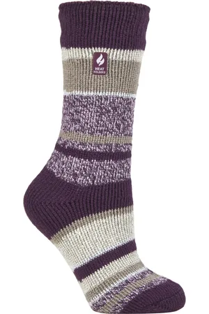 Heat Holders Dames Dikke Warme Thermische Sokken - Plum (Provence)