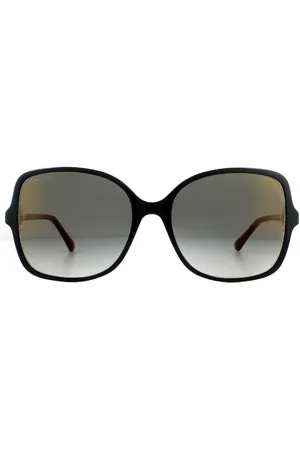 Jimmy Choo Zonnebril Judy/S 807 FQ Transparent Grijs Verloop Goud Mirror