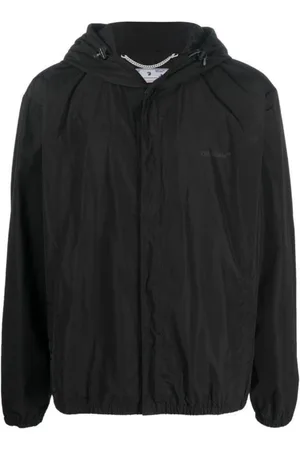 OFF-WHITE Gebroken wit Diag Tab windjack jack