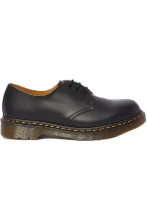 Dr. Martens Zwarte Leren Instappers Van