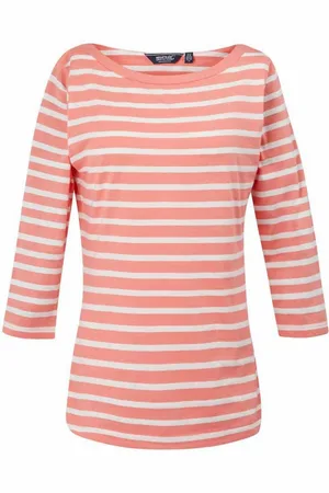 Regatta Dames/Dames Baylette II Gestreept T-shirt ( Fusie)