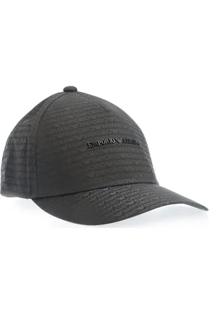 Emporio Armani Accessoires Nylon Allover Jacquard Logo Baseball Cap in