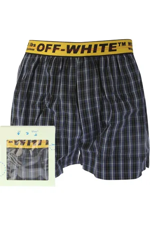 OFF-WHITE Herenboxershort Off White Classic Industrial geruit in