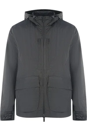 Lyle & Scott Plain Hooded Black Jacket