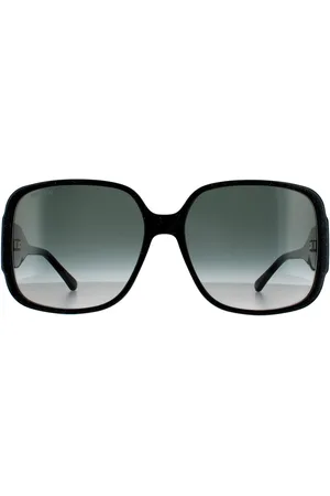 Jimmy Choo Zonnebril tara/s dxf 9o zwarte glitter donkergrijze gradiënt
