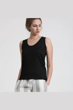 Smart & Joy Bi-materiële tanktop