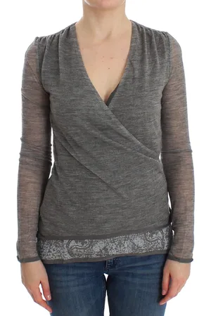ERMANNO SCERVINO Trui met lange mouwen van wolmix