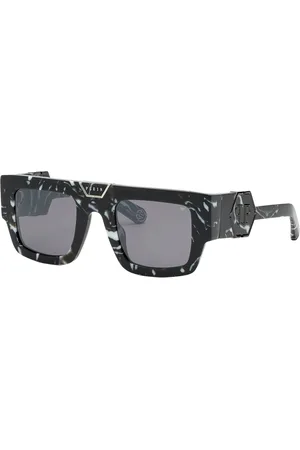 Philipp Plein Mannen Zonnebril 50/25/145 mm Acetaat
