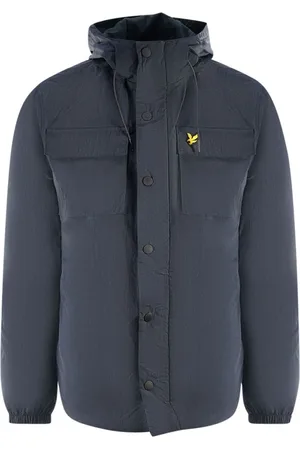 Lyle & Scott Hooded Pocket Navy Blue Jacket