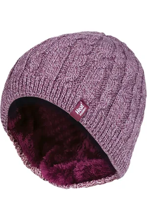 Heat Holders Fleece gevoerde Alesund-hoed voor dames - Roos