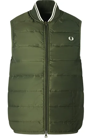 Fred Perry X Lavenham gewatteerd giletjack
