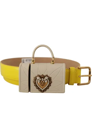 Dolce & Gabbana Lederen Devotion Heart Micro Bag Hoofdtelefoon Riem