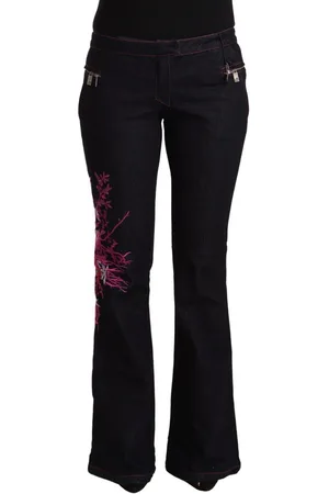 Exte Katoenen Uitlopende Denim Jeans