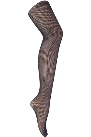 Sock Snob Visnet panty met hoge taille voor dames met glitter