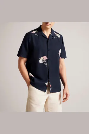 Ted Baker Heren Neele Korte Mouw Overhemd in