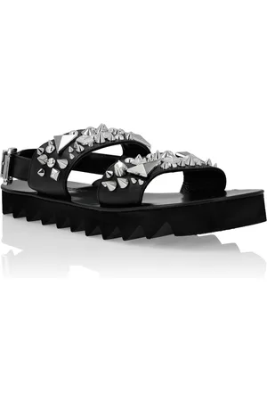 Philipp Plein Platte Sandalen