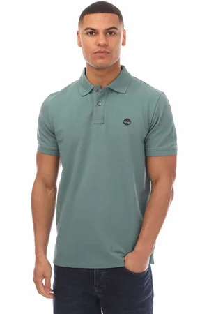 Timberland Heren Millers River Piqué Poloshirt in Wintergroen