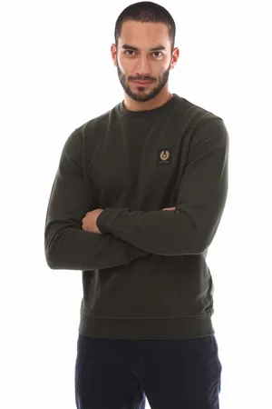 Belstaff Heren Katoenen Fleece Sweatshirt in