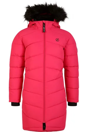 Dare 2B Opvallende III gewatteerde parka voor meisjes (Bessenroze)
