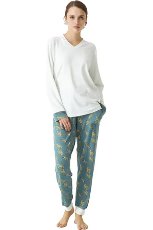 J And J Brothers Lange mouwen pyjama JJBDP0601 vrouw