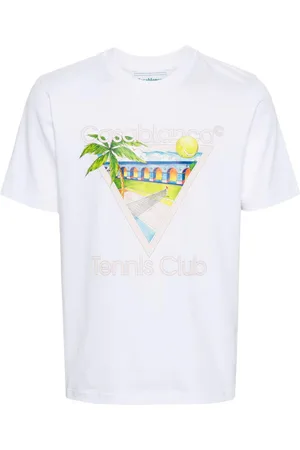 Casablanca Tennis Club T-shirt met print in