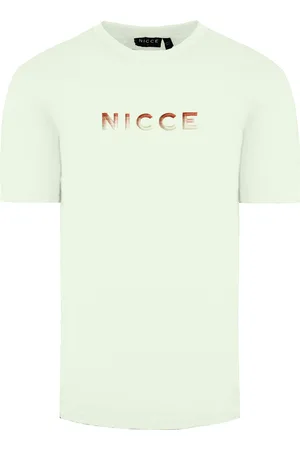 Nicce London Ronde Hals Korte Mouw Heren Cream Vina T-Shirt 204 1 09 06 0011