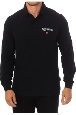 Napapijri Polo Lange Mouw E-Ayas overslaghals NP0A4GJX heren