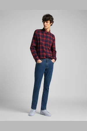 Lee Uke Moto Greylim Tapered Jeans
