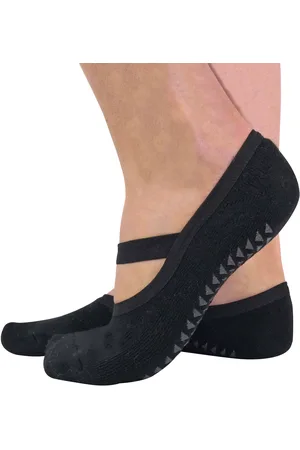 Sock Snob Set van 2 antislip yogasokken voor dames met bandjes