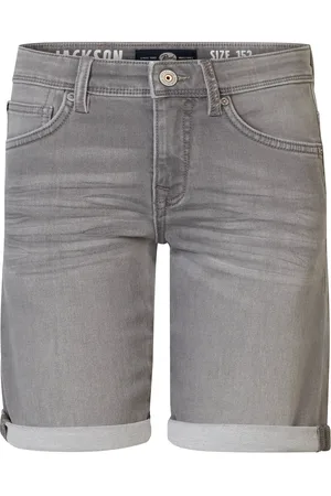 Petrol Industries Jongens Denim Short Tidalize - Grijs