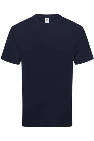 Fruit Of The Loom Katoenen uniseks T-shirt voor volwassenen (Deep Navy)