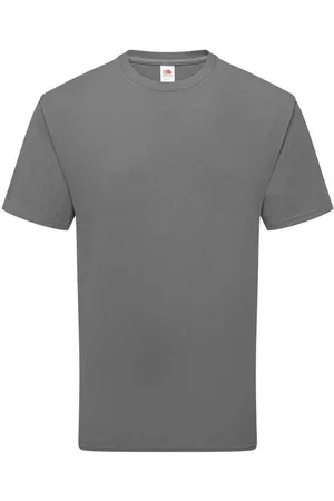 Fruit Of The Loom Katoenen uniseks T-shirt voor volwassenen (Licht Grafiet)