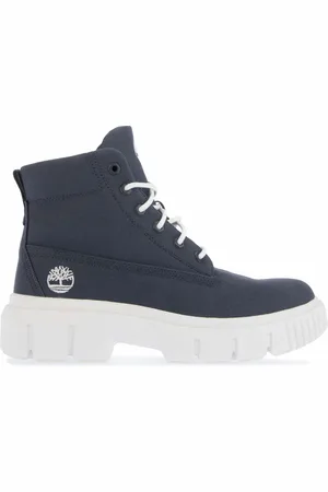 Timberland Mid Lace Up Laarzen in Donkerblauw voor dames