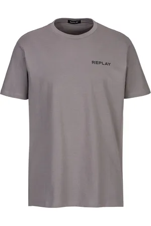 Replay T-shirt Piece Geverfd Zwaar Katoen Jersey