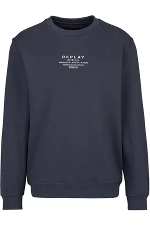 Replay Sweatshirt French Terry Katoen-Poly