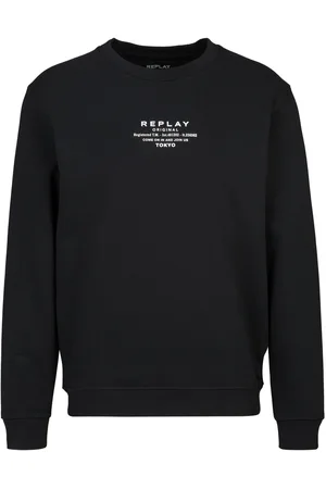Replay Sweatshirt French Terry Katoen-Poly