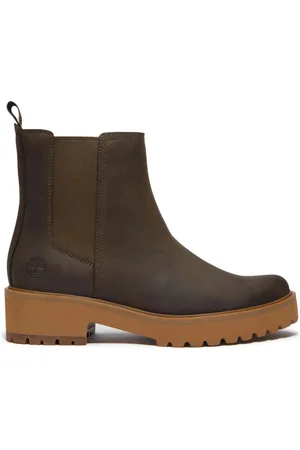 Timberland Dames Carnaby Mid Chelsea Laarzen in olijfkleur