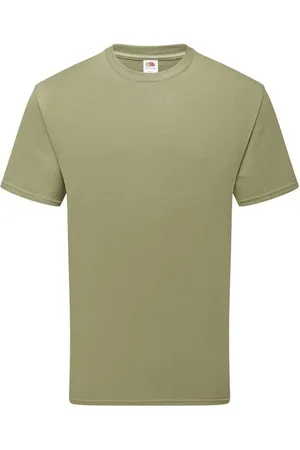Fruit Of The Loom Katoenen uniseks T-shirt voor volwassenen (Klassieke Olijf)