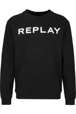 Replay Sweatshirt French Terry Katoen-Poly