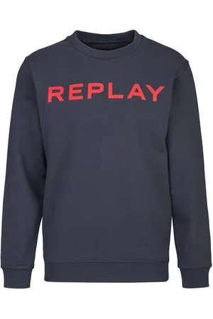 Replay Sweatshirt French Terry Katoen-Poly