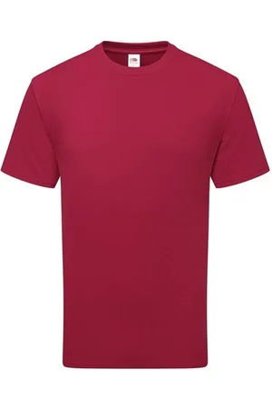 Fruit Of The Loom Katoenen uniseks T-shirt voor volwassenen (Veenbes)