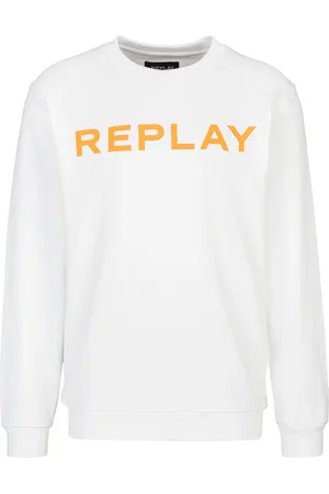 Replay Sweatshirt French Terry Katoen-Poly
