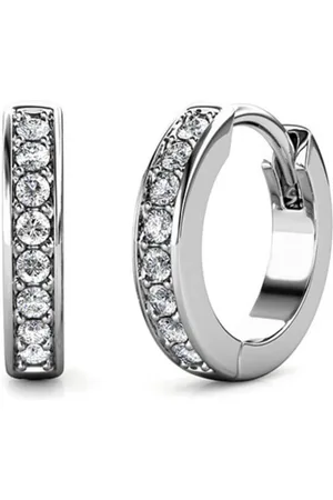 Myc-Paris Circle Hoop Earrings - Oostenrijks kristal